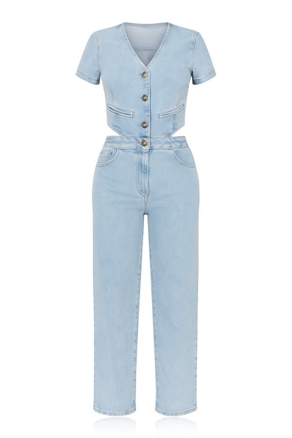 Enterizo Denim Amelie