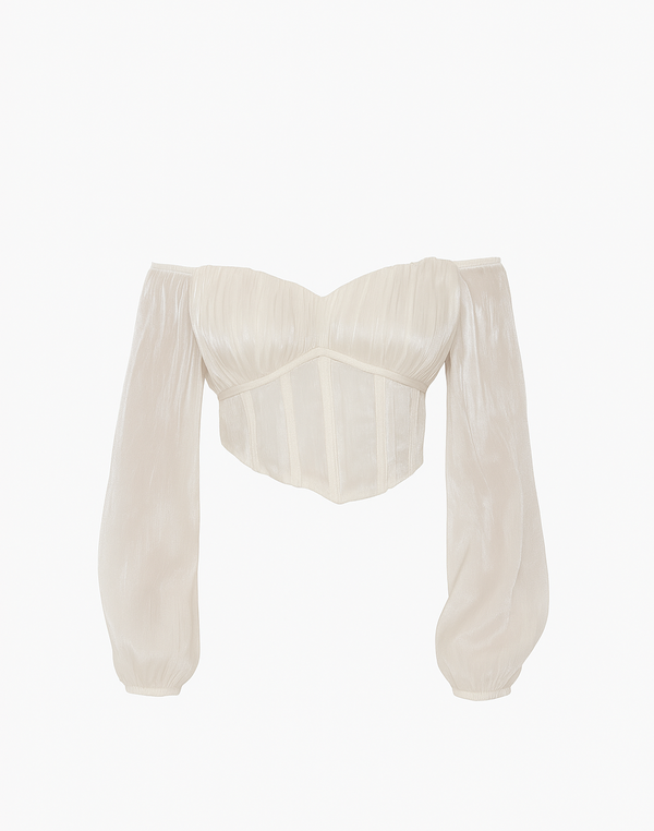 Blusa off shoulder
