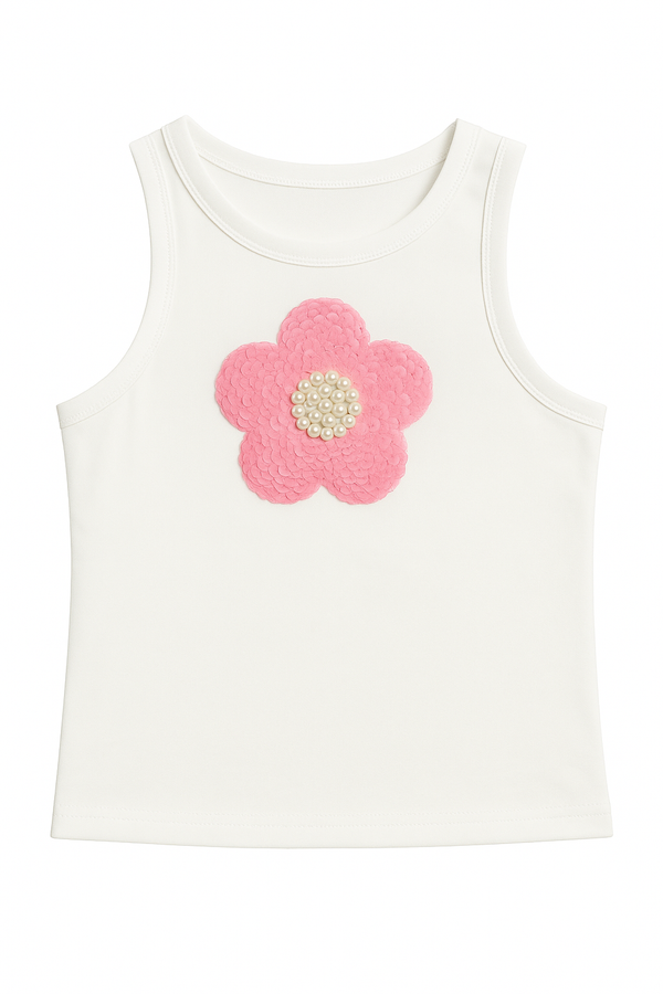 Blusa Flor Rosé