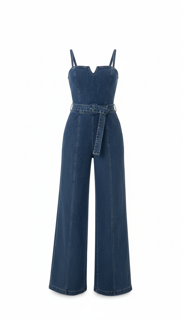 Enterizo Denim Strech