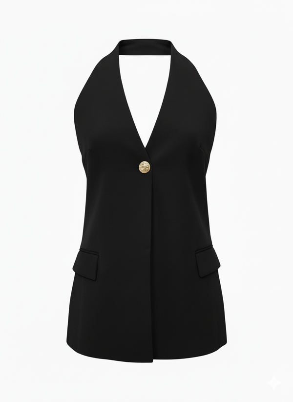 Blusa tipo Blazer Noire