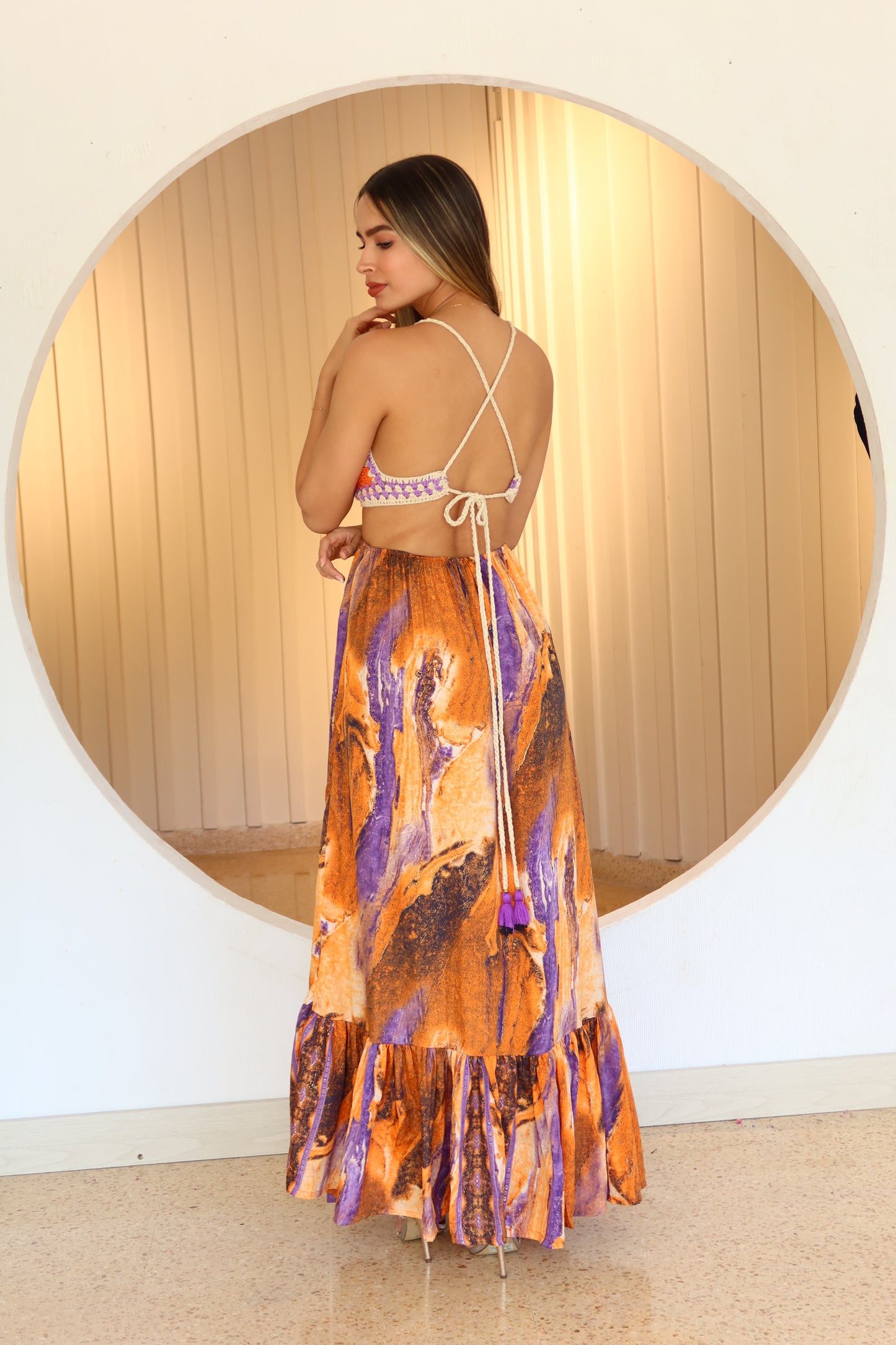 Vestido Marmolado