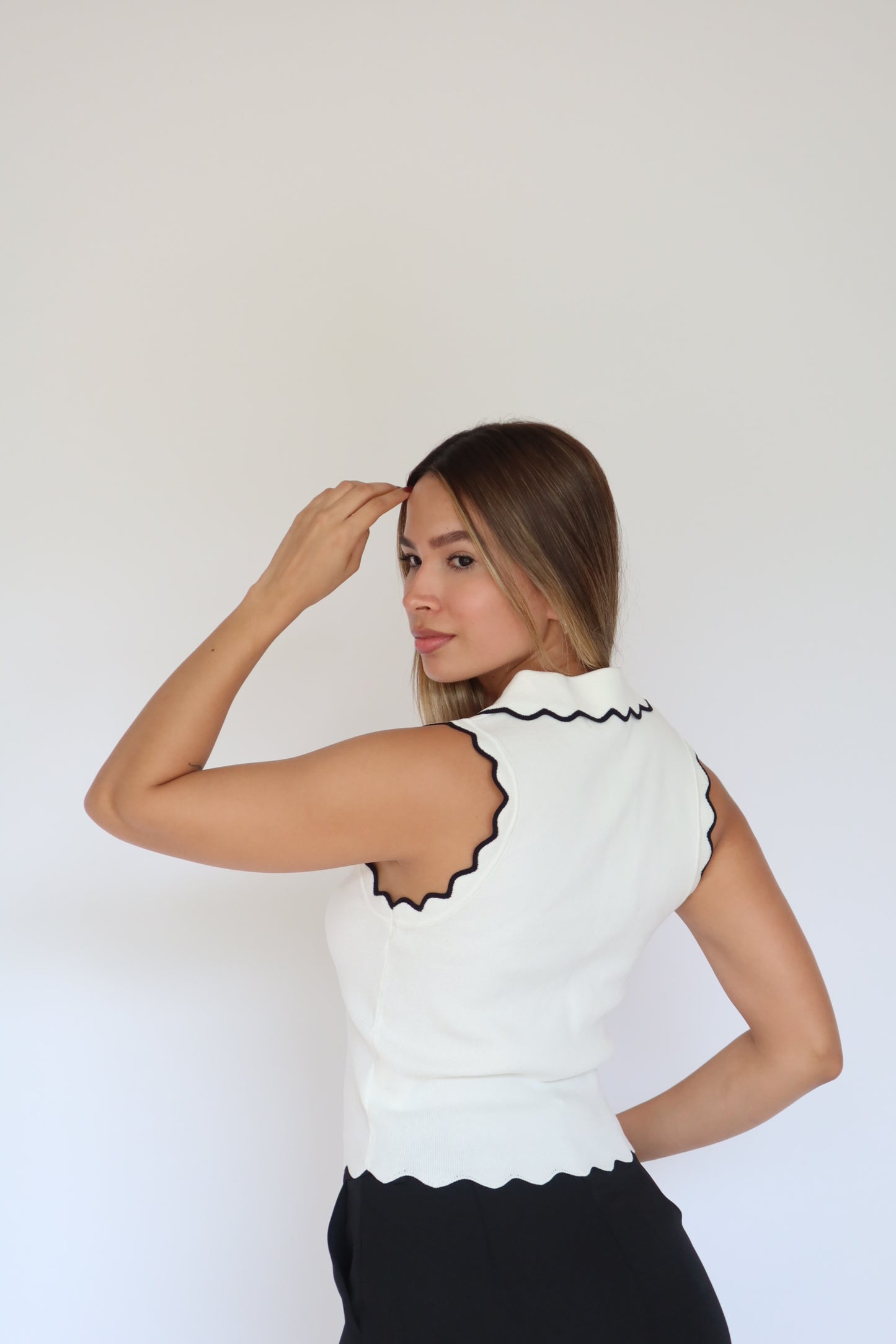 Blusa ribete